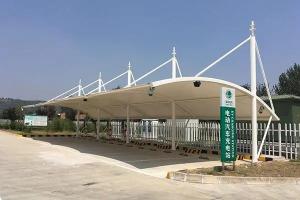 鄂尔多斯膜结构停车棚